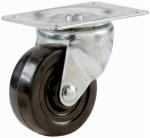 RICHELIEU AMERICA LTD Rubber Swivel Plate Caster, 2-1/2 In.