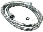 PLUMB SHOP DIV BRASSCRAFT 59-Inch Chrome/Black Vinyl Shower Hose