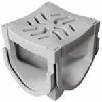 FERNCO INC 4-Way Storm Drain Corner, For 3 & 4 In. Pipe