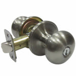 TAIWAN FU HSING INDUSTRIAL CO Mushroom Entry Knob Sets, Satin Nickel HARDWARE & FARM SUPPLIES TAIWAN FU HSING INDUSTRIAL CO