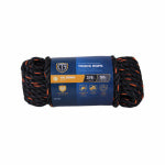 RICHELIEU AMERICA LTD. Truck Rope, Twisted Polypropylene, Black & Orange, 3/8 In. x 50 Ft. HARDWARE & FARM SUPPLIES RICHELIEU AMERICA LTD.