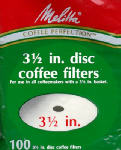MELITTA 100-Pack Disc Coffee Filters