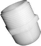 ANDERSON METALS CORP Nylon Hex Head Pipe Nipple, 1/2 In. MPT PLUMBING, HEATING & VENTILATION ANDERSON METALS CORP