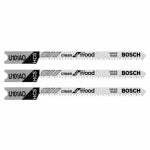 ROBERT BOSCH TOOL GROUP High Carbide Steel Jigsaw Blade, 20-TPI, 3-Pk. TOOLS ROBERT BOSCH TOOL GROUP