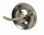 HOMEWERKS WORLDWIDE LLC-IMPORT Rounded Robe Hook, Brushed Nickel