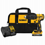 BLACK & DECKER/DEWALT 20-Volt MAX Cordless Compact Hammer Drill/Driver Kit, Brushless Motor, 1/2-In., Battery