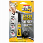 SUPER GLUE CORP/PACER TECH Super Glue Zap It Light Curing Glue, 4 Gram Tube with LED Light