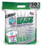 INTEX SUPPLY CO Paint & Cleaning Rags, White, 12.5 x 16 In., 50-Ct.
