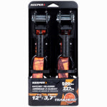 HAMPTON PRODUCTS-KEEPER Blaze Camo Ratchet Tie-Down, 1 In. x 12 Ft., 2-Pk. AUTOMOTIVE HAMPTON PRODUCTS-KEEPER