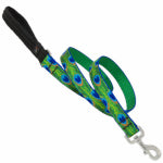 LUPINE INC Dog Leash, Tail Feather Pattern, 1 In. x 6 Ft.