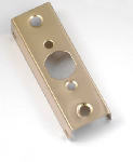 BELWITH PRODUCTS LLC Door Edge Guard, Polished Brass, 1-3/8 In.