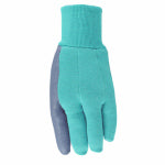 MIDWEST QUALITY GLOVES Jersey 'N More Garden Gloves, Latex-Coated Palm,