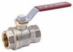 B&K LLC Full-Port Ball Valve, Forged Brass, Female Pipe Thread, 3/8 In. PLUMBING, HEATING & VENTILATION B&K LLC