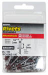 FPC CORPORATION 100-Pack Short Brown Aluminum Rivets HARDWARE & FARM SUPPLIES FPC CORPORATION