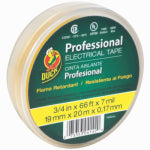 SHURTECH TECHNOLOGIES LLC Vinyl Electrical Tape, Yellow, .75 In. x 66 Ft. ELECTRICAL SHURTECH TECHNOLOGIES LLC