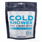 DUKE CANNON SUPPLY COMPANY Cold Shower Cooling Field Towel Wipes, 15-Pk.