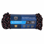 RICHELIEU AMERICA LTD. Polypropylene Rope, Diamond Braided, Assorted Colors, 1/4 In. x 100 Ft. HARDWARE & FARM SUPPLIES RICHELIEU AMERICA LTD.