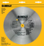 DEWALT ACCESSORIES Plywood Saw Blade, 140-Tooth x 7-1/4 In. TOOLS DEWALT ACCESSORIES