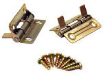 L E JOHNSON Bi-Fold Door Hinge, Non-Mortise Style, 2 In. HARDWARE & FARM SUPPLIES L E JOHNSON