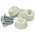 RICHELIEU AMERICA LTD Rubber Bumpers, Screw-On, Almond, 7/8-In., 4-Pk. HARDWARE & FARM SUPPLIES RICHELIEU AMERICA LTD