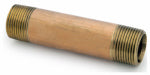 ANDERSON METALS CORP Pipe Fitting, Nipple, Lead Free Red Brass, 1/8 x 6 In. PLUMBING, HEATING & VENTILATION ANDERSON METALS CORP