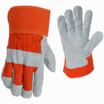 BIG TIME PRODUCTS LLC Double Leather Palm Work Gloves, Men's XL