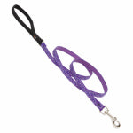 LUPINE INC Dog Leash, Jelly Roll Pattern, 1/2-In. x 6-In.