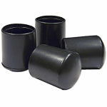RICHELIEU AMERICA LTD Furniture Leg Tip, Black Vinyl, 1-In., 4-Pk. HARDWARE & FARM SUPPLIES RICHELIEU AMERICA LTD