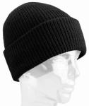 WIGWAM MILLS INC Watch Cap, Black Worsted Wool, One Size