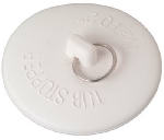 PLUMB SHOP DIV BRASSCRAFT Tub Stopper with Metal Ring, Rubber