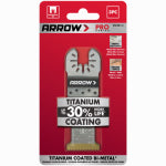 ARROW FASTENER CO Titanium Plunge Cut Metal Oscillating Tool Blade, 1-1/4-In., 3-Pk. TOOLS ARROW FASTENER CO