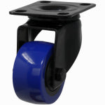 SHEPHERD HDWE. PROD., LLC. Blue Diamond TPU Wheel Caster, 2-In. D, Double Ball Bearing Swivel, 135-Lb. Load Capacity, 1-Pk HARDWARE & FARM SUPPLIES SHEPHERD HDWE. PROD., LLC.