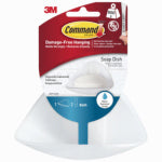 COMMAND Command BATH14-ES Bath Soap Dish, Plastic, Frosted HARDWARE & FARM SUPPLIES COMMAND