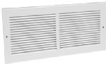 AMERICAN METAL PRODUCTS Return Air Grille, Steel, White, 12 x 12-In. PLUMBING, HEATING & VENTILATION AMERICAN METAL PRODUCTS
