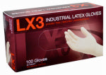 AMMEX CORPORATION Disposable Latex Gloves, Large, 100-Ct.