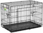 MIDWEST AIR TECH/IMPORT 2 Door Dog Crate, 30 In.