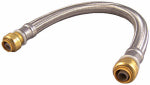 SHARKBITE/CASH ACME Coupling Hose, Flexible, 1/2 x 1/2 In., 18 In. PLUMBING, HEATING & VENTILATION SHARKBITE/CASH ACME