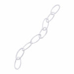 PANACEA PRODUCTS Hanging Plant Extender Chain, White, 36-In. LAWN & GARDEN PANACEA PRODUCTS