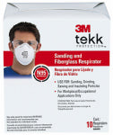 3M COMPANY Sanding & Fiberglass Respirator, 10-Pk.