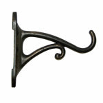 PANACEA PRODUCTS Plant Bracket, Hanging, Brushed Bronze Aluminum, 4-In. LAWN & GARDEN PANACEA PRODUCTS
