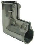 MIDWEST AIR TECHNOLOGIES Aluminum Gate Ell with Nuts & Bolts, 1-3/8 x1-3/8 In.