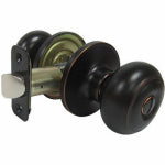 TAIWAN FU HSING INDUSTRIAL CO Verona Fancy Mushroom Privacy Knob Set, Aged Bronze HARDWARE & FARM SUPPLIES TAIWAN FU HSING INDUSTRIAL CO