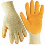 BIG TIME PRODUCTS LLC Work Gloves, Latex Coated Palm, Blue, M