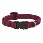 LUPINE INC Eco Dog Collar, Adjustable, Berry, 1/2 x 8 to 12-In.