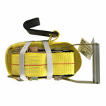 MAX CO LTD Tie-Down With Ratchet, Flat Hooks, 27 Ft. x 2 In. AUTOMOTIVE MAX CO LTD