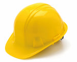 PYRAMEX SAFETY PRODUCTS LLC Hard Hat, Cap Style, Pin Lock, Yellow