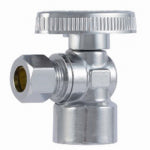 SHARKBITE/CASH ACME Brass Ball Angle Valve, Quarter Turn, 1/2 x 3/8 In. PLUMBING, HEATING & VENTILATION SHARKBITE/CASH ACME