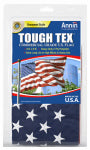 ANNIN FLAGMAKERS Tough Tex U.S. Flag, 2-Ply Polyester, 4 x 6-Ft. OUTDOOR LIVING & POWER EQUIPMENT ANNIN FLAGMAKERS