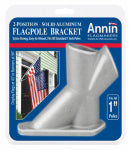 ANNIN FLAGMAKERS 2-Position Aluminum Flagpole Bracket, 1.25-In. OUTDOOR LIVING & POWER EQUIPMENT ANNIN FLAGMAKERS