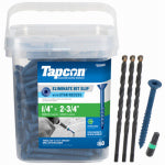 ITW BRANDS Concrete Screw Anchors + Bit, Star Drive, 1/4 x 2-3/4 In., 150-Pk. HARDWARE & FARM SUPPLIES ITW BRANDS